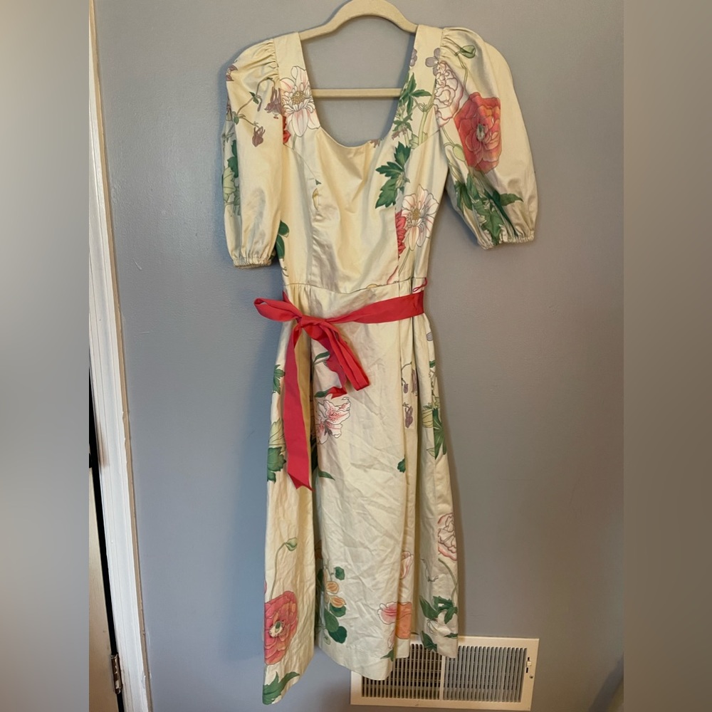 Mary Blair pin up girl vintage floral dress 8